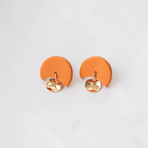 Mini Annabelle Earrings in Orange