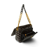 Load image into Gallery viewer, The Muse Bag in Dark Mocha Patent
