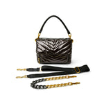 Load image into Gallery viewer, The Muse Bag in Dark Mocha Patent
