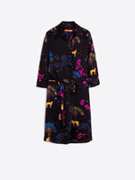 Load image into Gallery viewer, Adriana Dress in Black Cheetah
