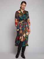 Load image into Gallery viewer, Dafne Dress in Foral Border Print
