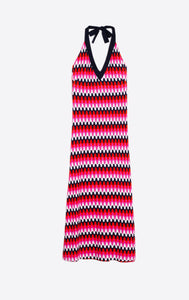 Daniela Dress in Ondas Punto Print
