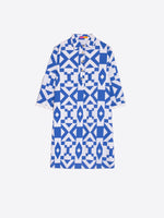 Load image into Gallery viewer, Tyanna Dress in Maxi Geo Azulon
