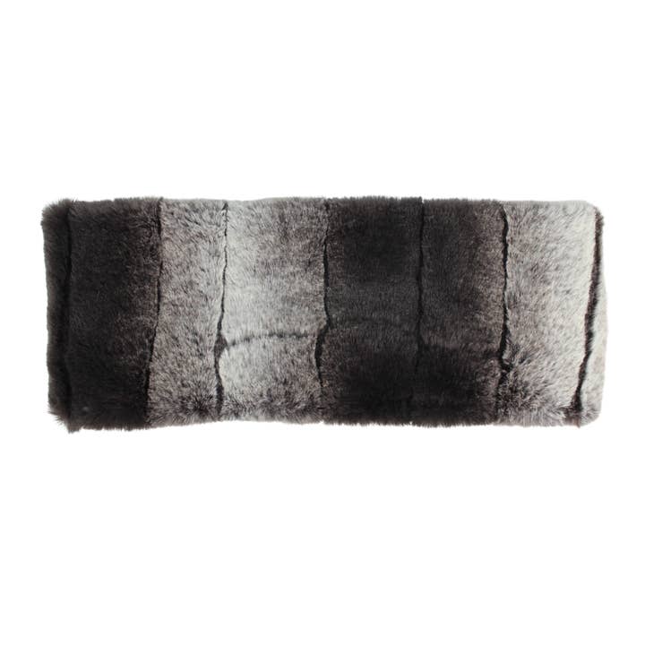 Faux Fur Headband in Chocolate