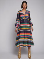 Load image into Gallery viewer, Carolina Dress in Multicolor Stripe
