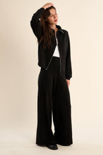 Load image into Gallery viewer, Monalisa Lounge Pant in Black
