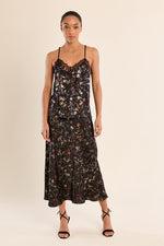 Load image into Gallery viewer, Night Floral Maxi in Black

