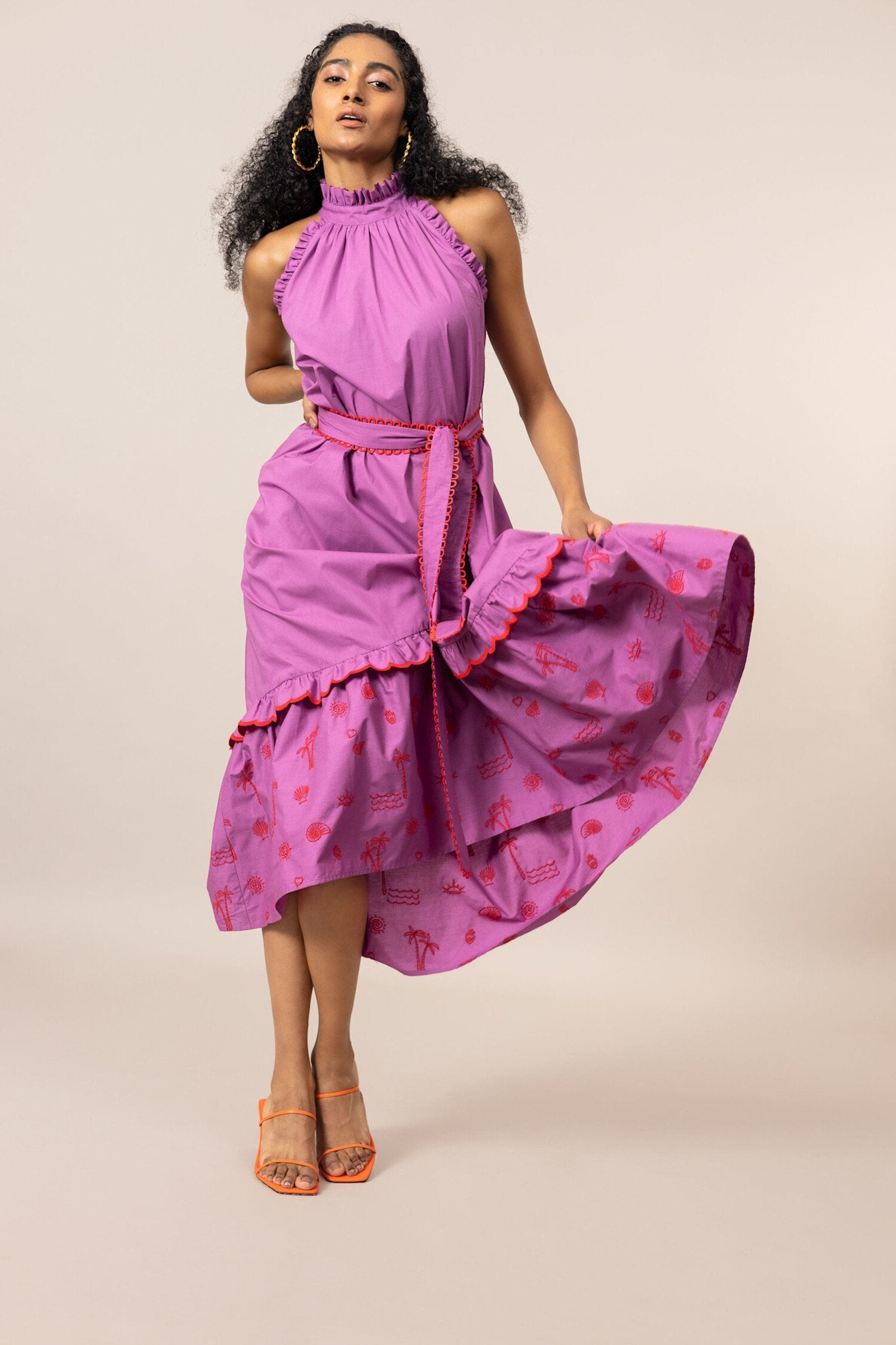 Celine Dress in Mulberry