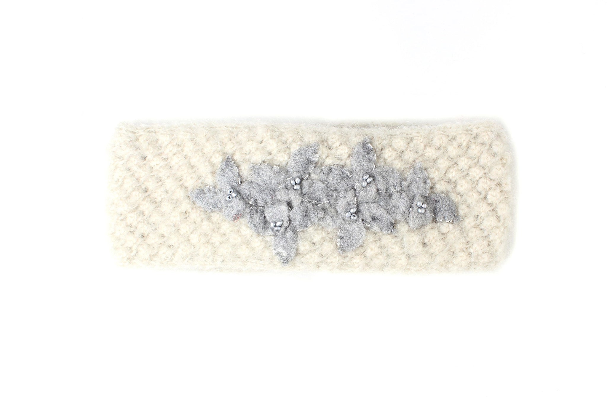 Felt Flower Headband in Natural