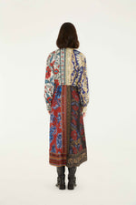 Load image into Gallery viewer, Winter Mix Midi Dress in Navy
