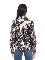 Load image into Gallery viewer, Blouson Sleeve Top in Floral Print
