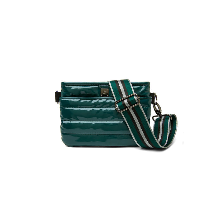 Bum Bag/Crossbody in Forest Patent