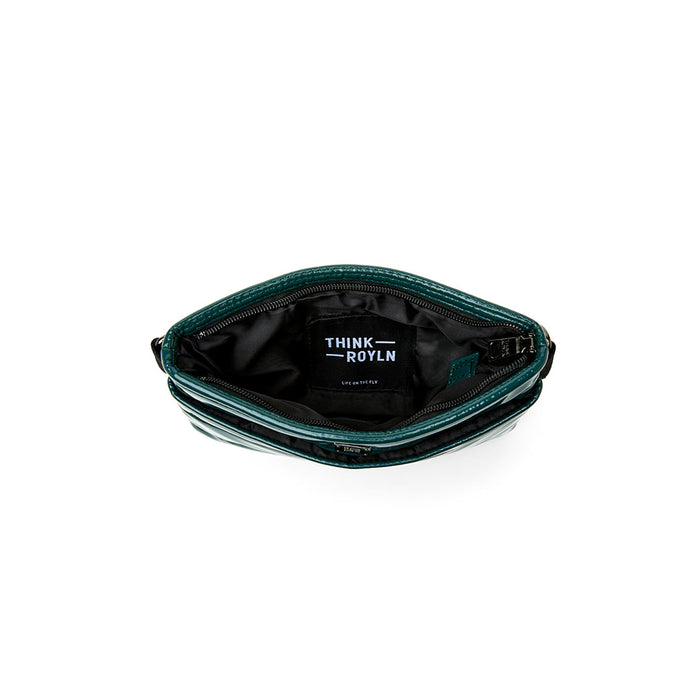 Bum Bag/Crossbody in Forest Patent