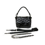 Load image into Gallery viewer, The Muse Bag in Black Patent
