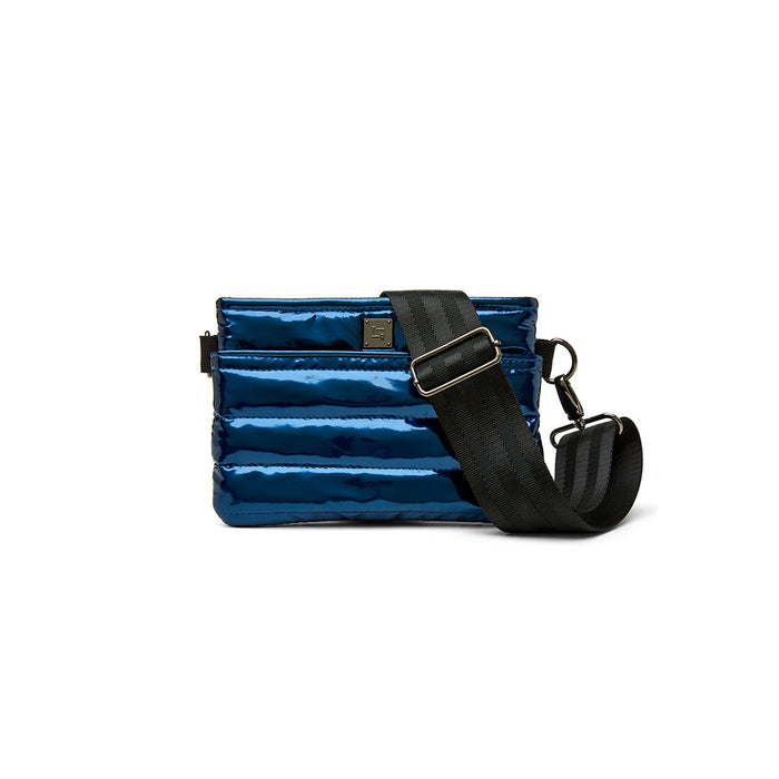 Bum Bag/Crossbody in Glossy Navy Patent
