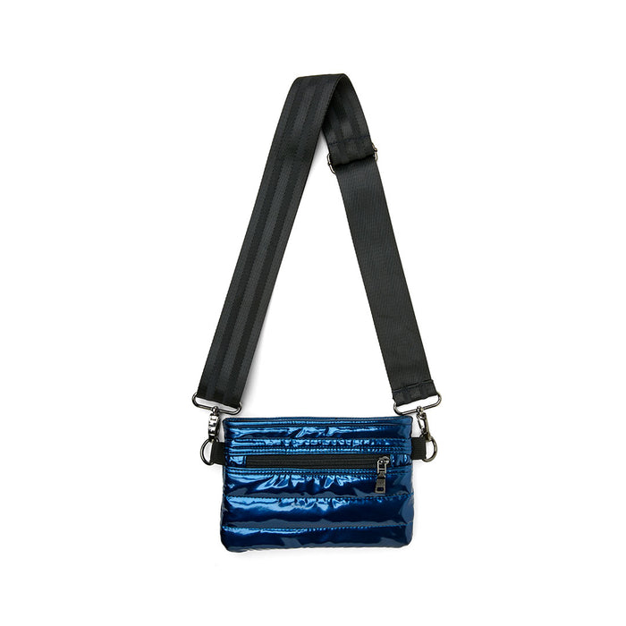 Bum Bag/Crossbody in Glossy Navy Patent