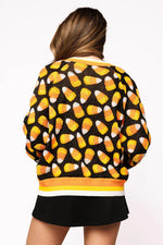 Load image into Gallery viewer, Pearl Candy Corn Cardigan in Black
