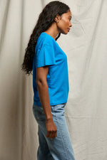 Load image into Gallery viewer, Harley Boxy Crew Tee in Cobalt
