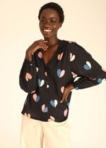 Load image into Gallery viewer, Hearts Blouse in Print
