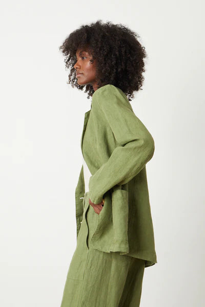 Cassie Blazer in Basil