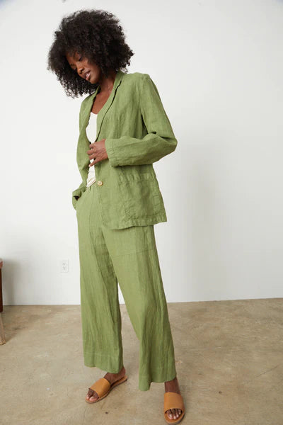 Cassie Blazer in Basil