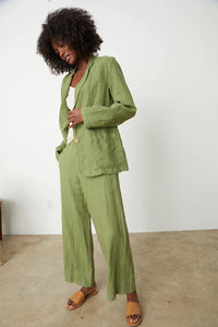 Cassie Blazer in Basil