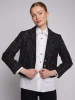 Load image into Gallery viewer, Elvira Jacket in Black Sequins

