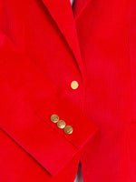 Load image into Gallery viewer, Gadea Corduroy Blazer in Pana Red
