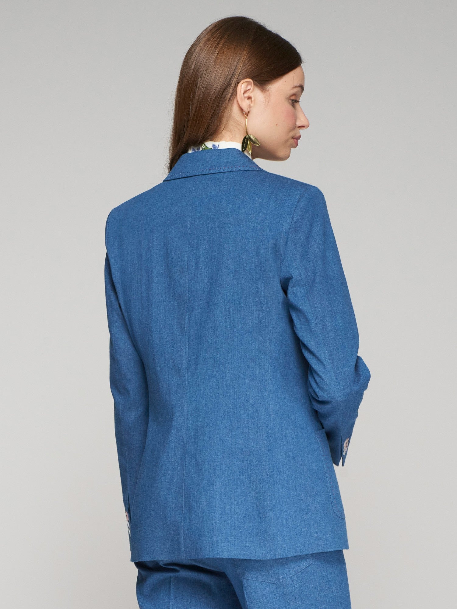Harlow Blazer in Azul Vaquero