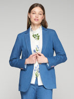 Load image into Gallery viewer, Harlow Blazer in Azul Vaquero
