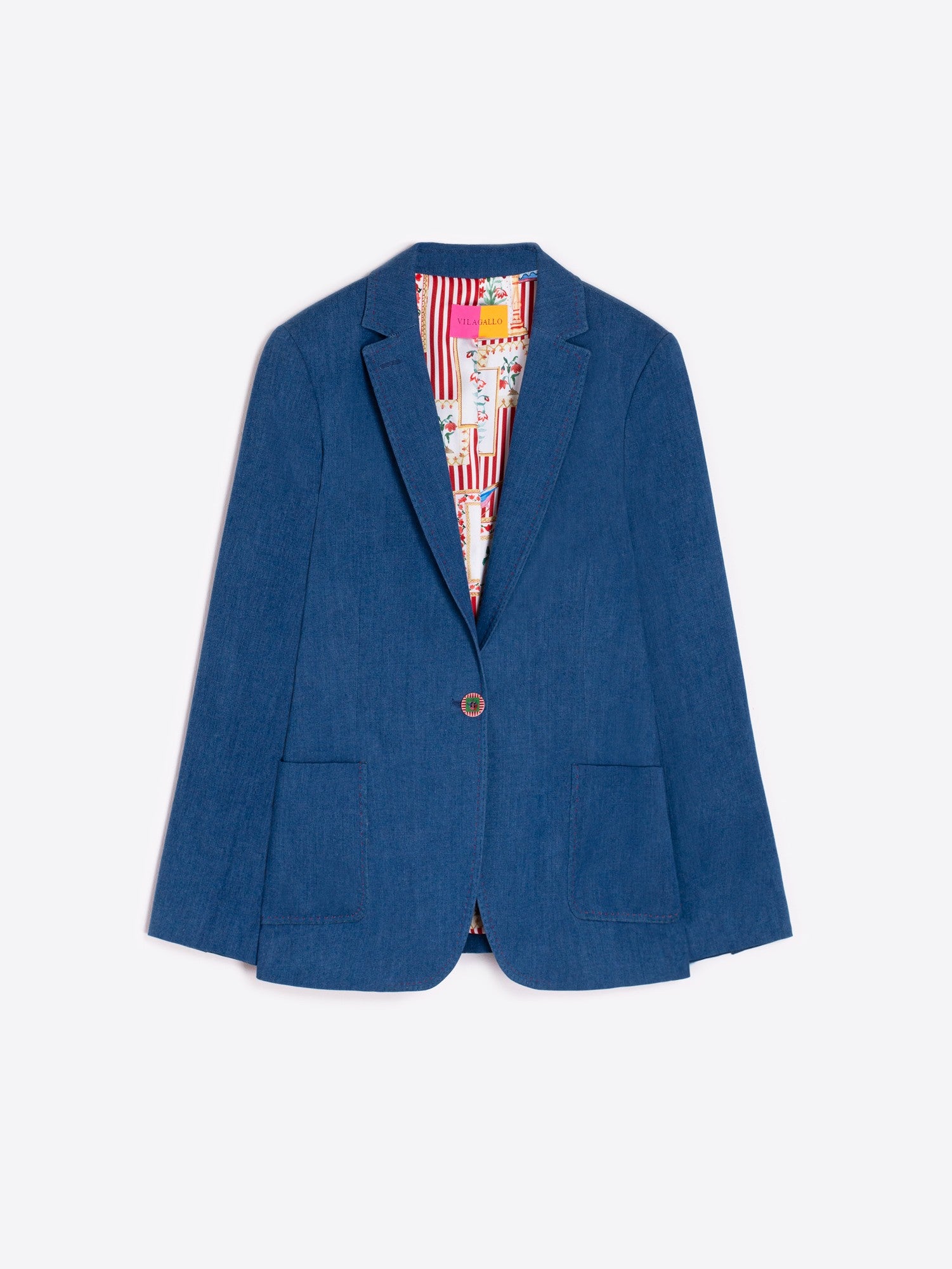 Harlow Blazer in Azul Vaquero