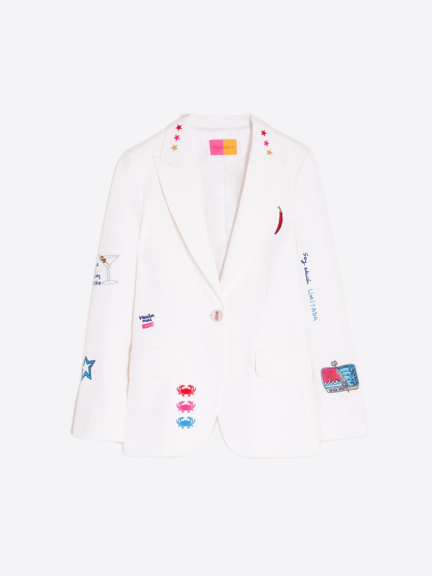Heather Blazer in Punto Roma Blanco