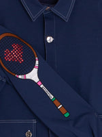 Load image into Gallery viewer, Olivia Jacket in Embroidered Punto Roma
