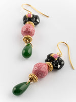 Load image into Gallery viewer, Elephant &amp; Jade Pendant Earrings
