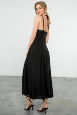 Load image into Gallery viewer, Strappy Maxi Dress in Black
