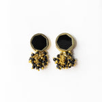 Load image into Gallery viewer, Kimberly Enamel Earrings in Black
