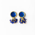 Load image into Gallery viewer, Kimberly Enamel Earrings in Bue
