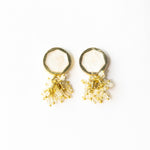 Load image into Gallery viewer, Kimberly Enamel Earrings in White
