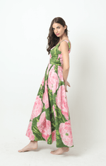 Load image into Gallery viewer, Gala Maxi Dress in Peony Green
