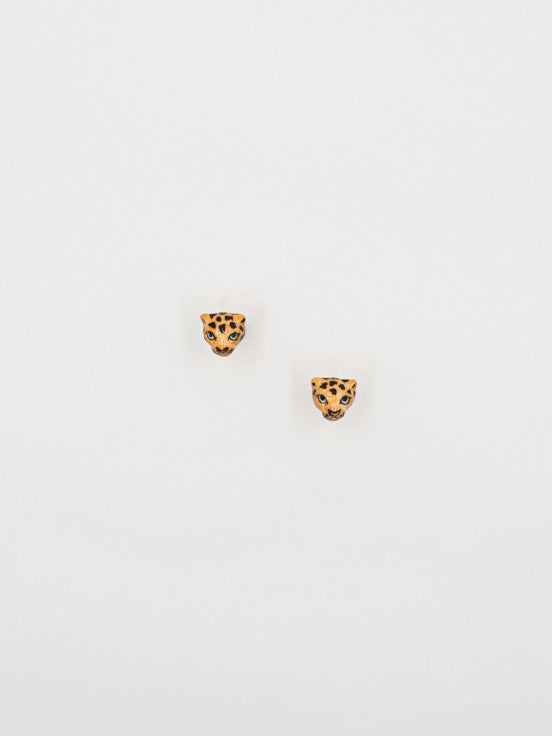 Leopard Stud Earrings