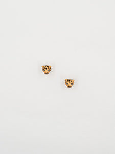 Leopard Stud Earrings