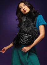 Load image into Gallery viewer, Little Runaway Bag in Pearl Black
