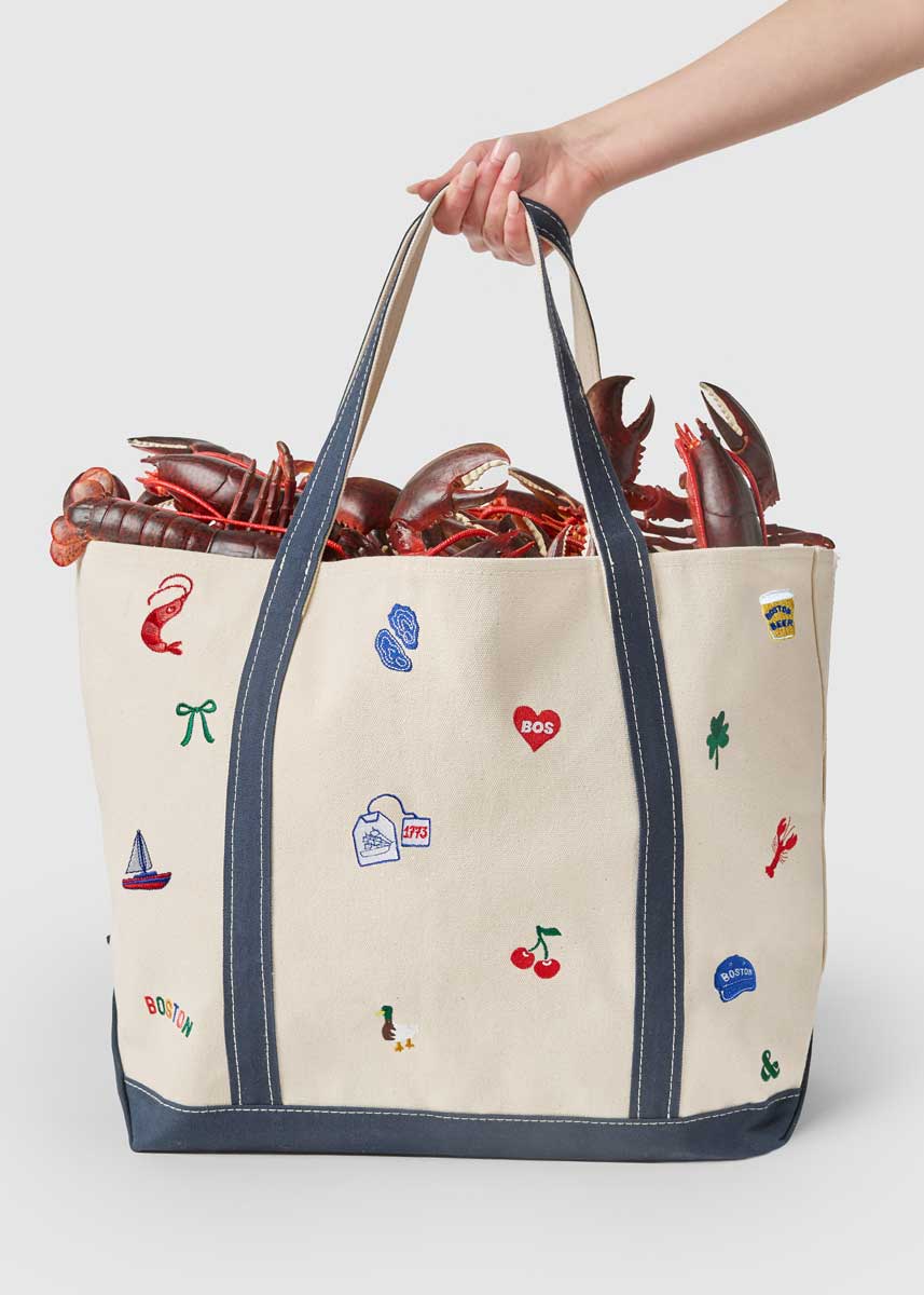 Boston Icons Tote – Mint Julep