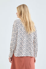 Load image into Gallery viewer, Heart Print Blouse in Cream
