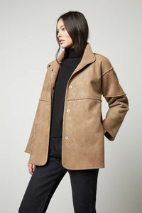 Albany Reversible Jacket in Cafe