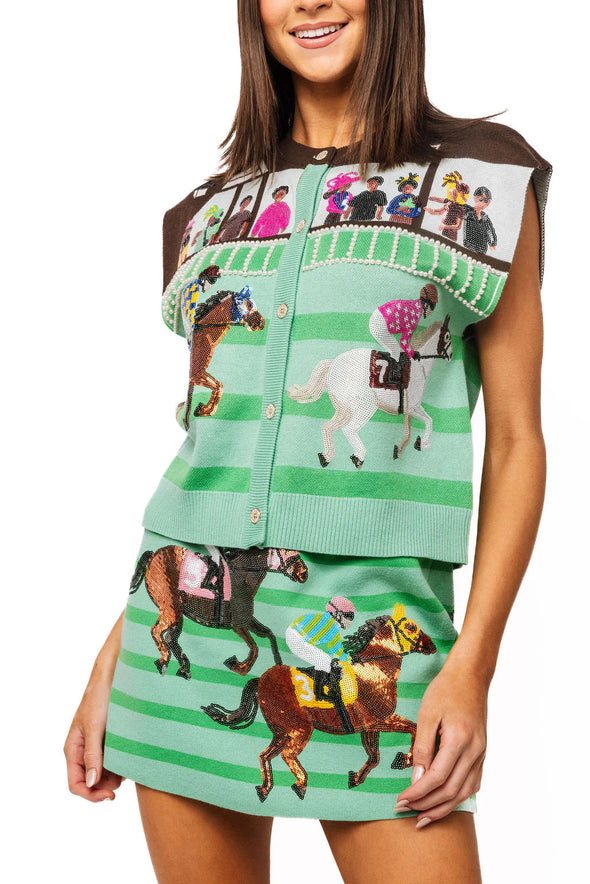 V-Neck Hardware One-Piece Swimsuit