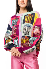 Load image into Gallery viewer, Mint Julep Colorblock Sweater in Multi
