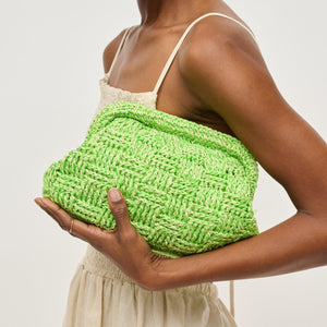 Annie Clutch in Lime