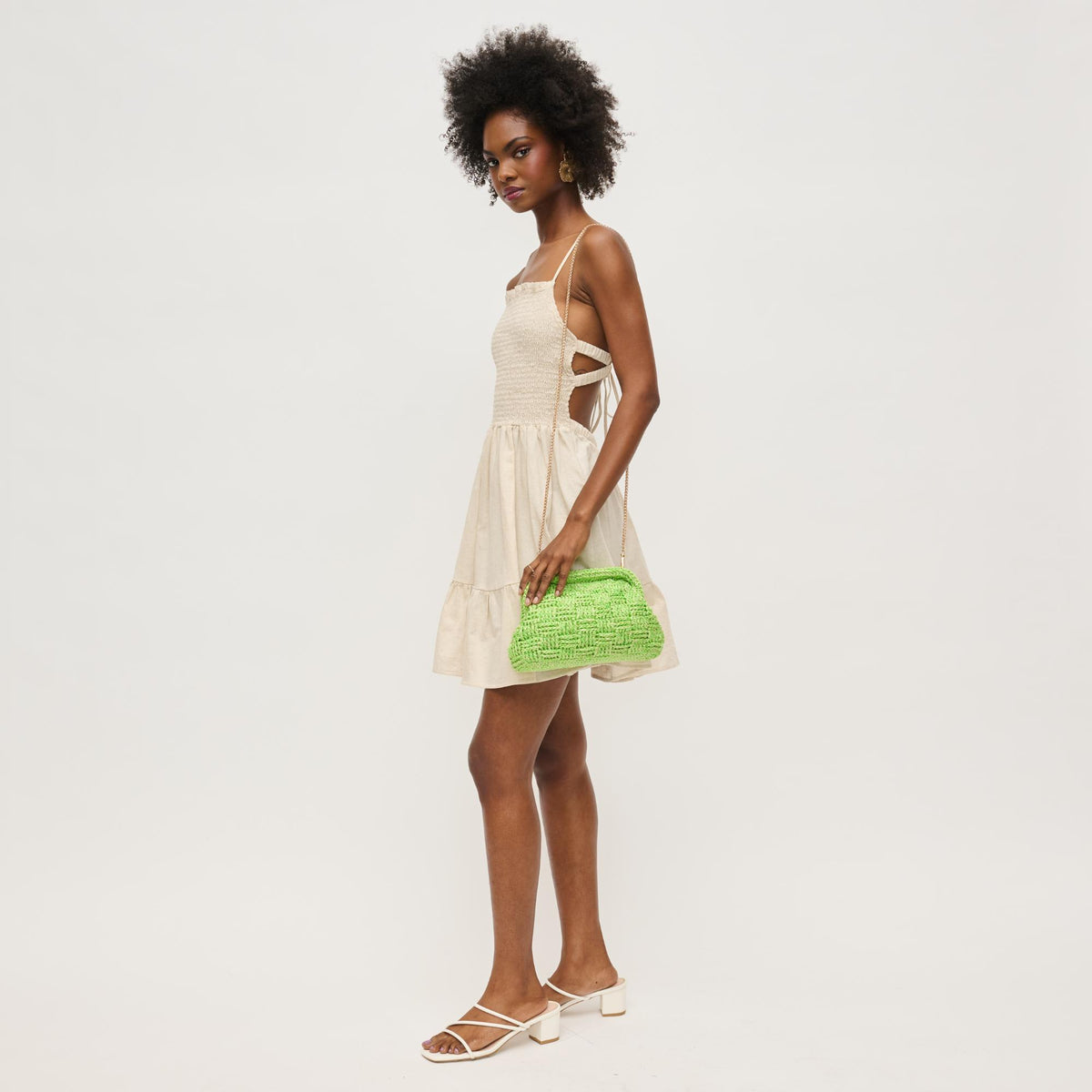 Annie Clutch in Lime