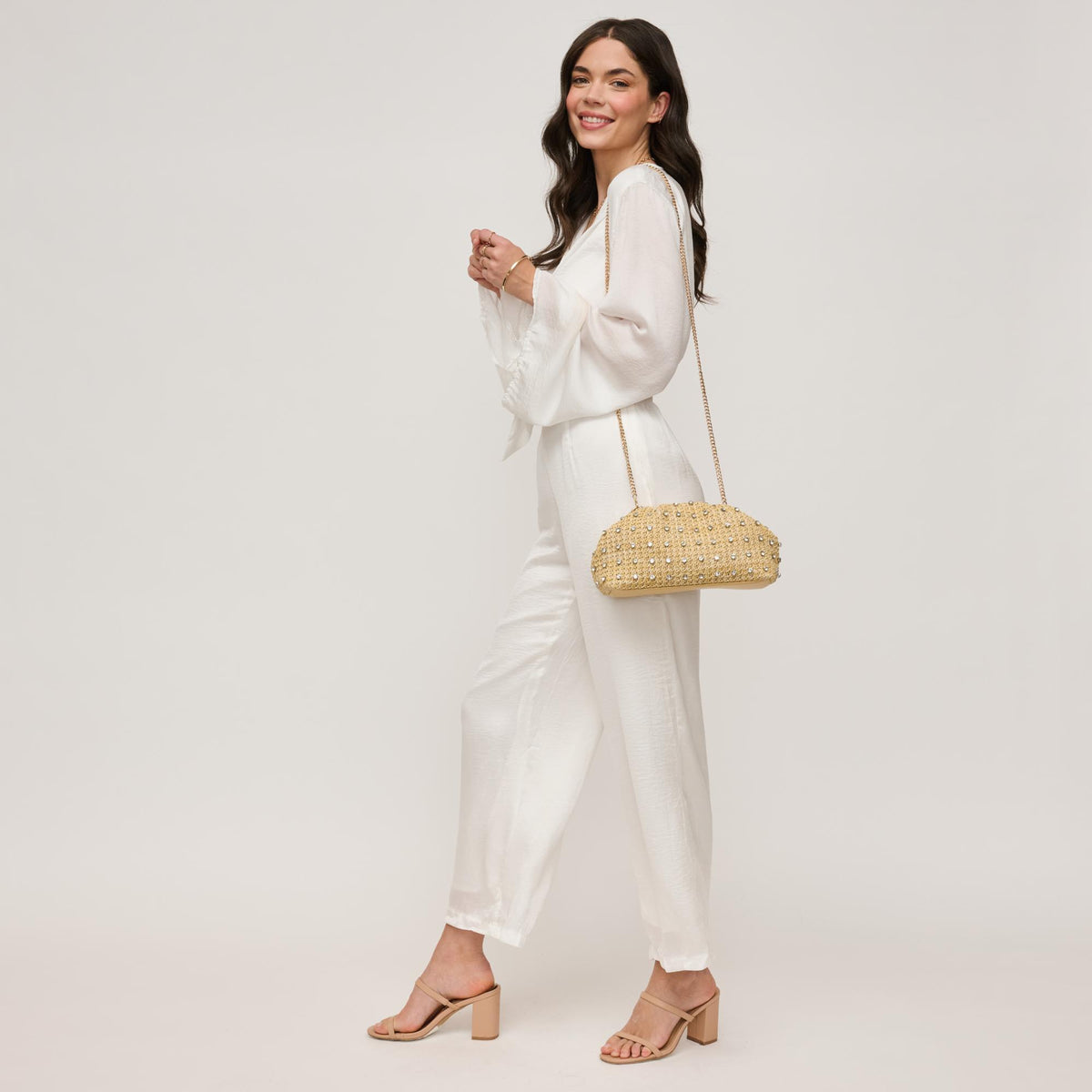 Mika Clutch in Natural